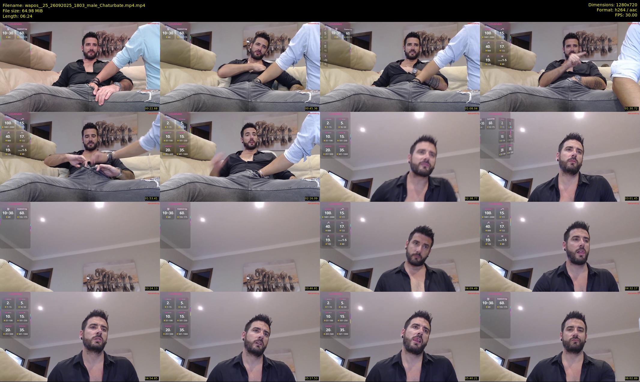 wapos__25 — 7 minute Chaturbate male cam show recording, 720p, Sep 26, 2025