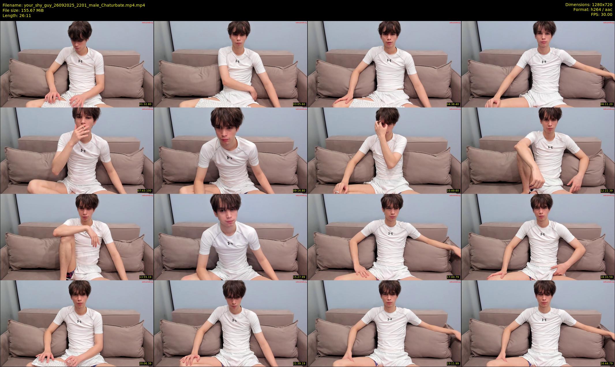 your_shy_guy — 27 minute Chaturbate male cam show recording, 720p, Sep 26, 2025