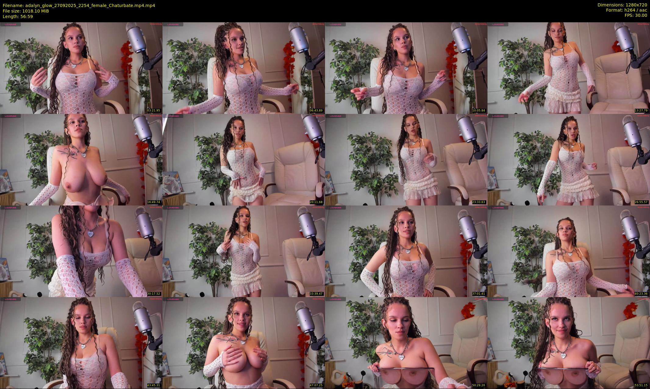 adalyn_glow — 57 minute Chaturbate female cam show recording, 720p, Sep 27, 2025