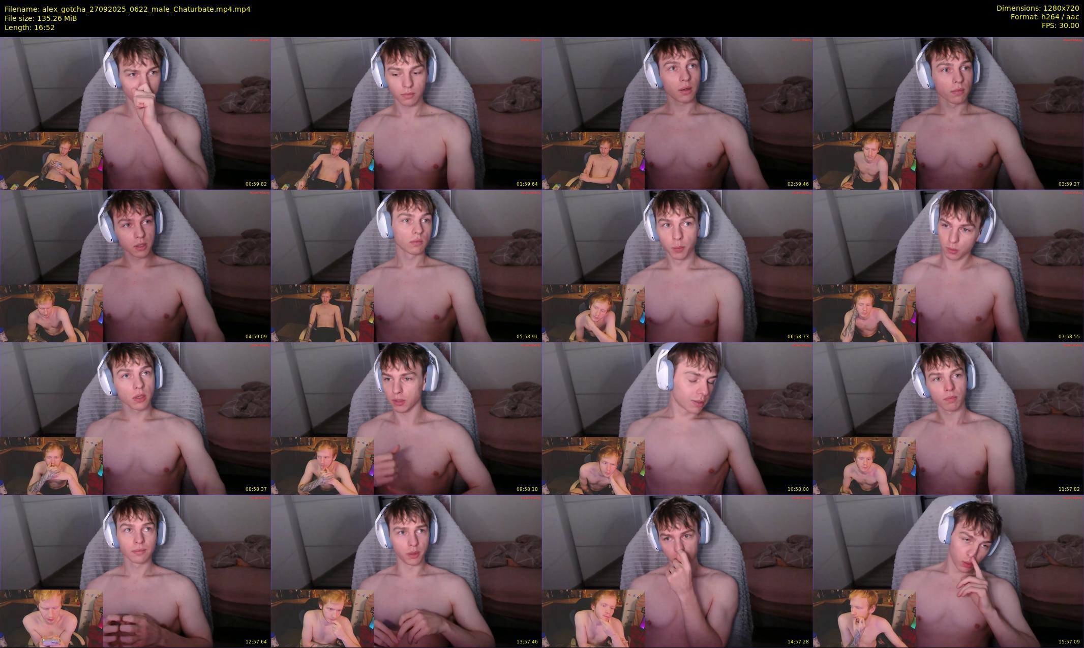 alex_gotcha — 17 minute Chaturbate male cam show recording, 720p, Sep 27, 2025