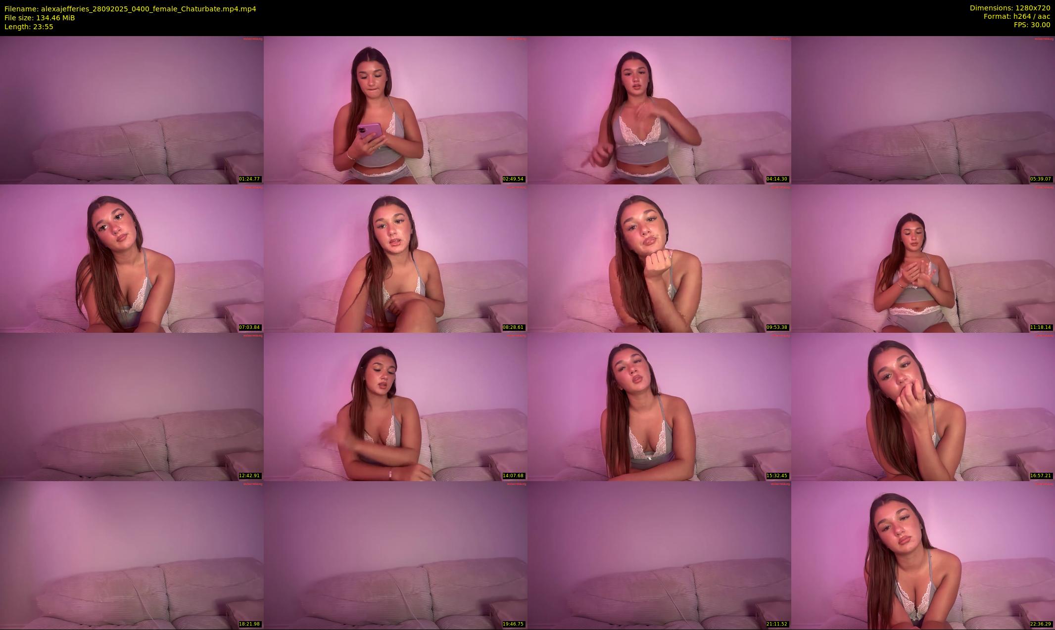 alexajefferies — 24 minute Chaturbate female cam show recording, 720p, Sep 28, 2025