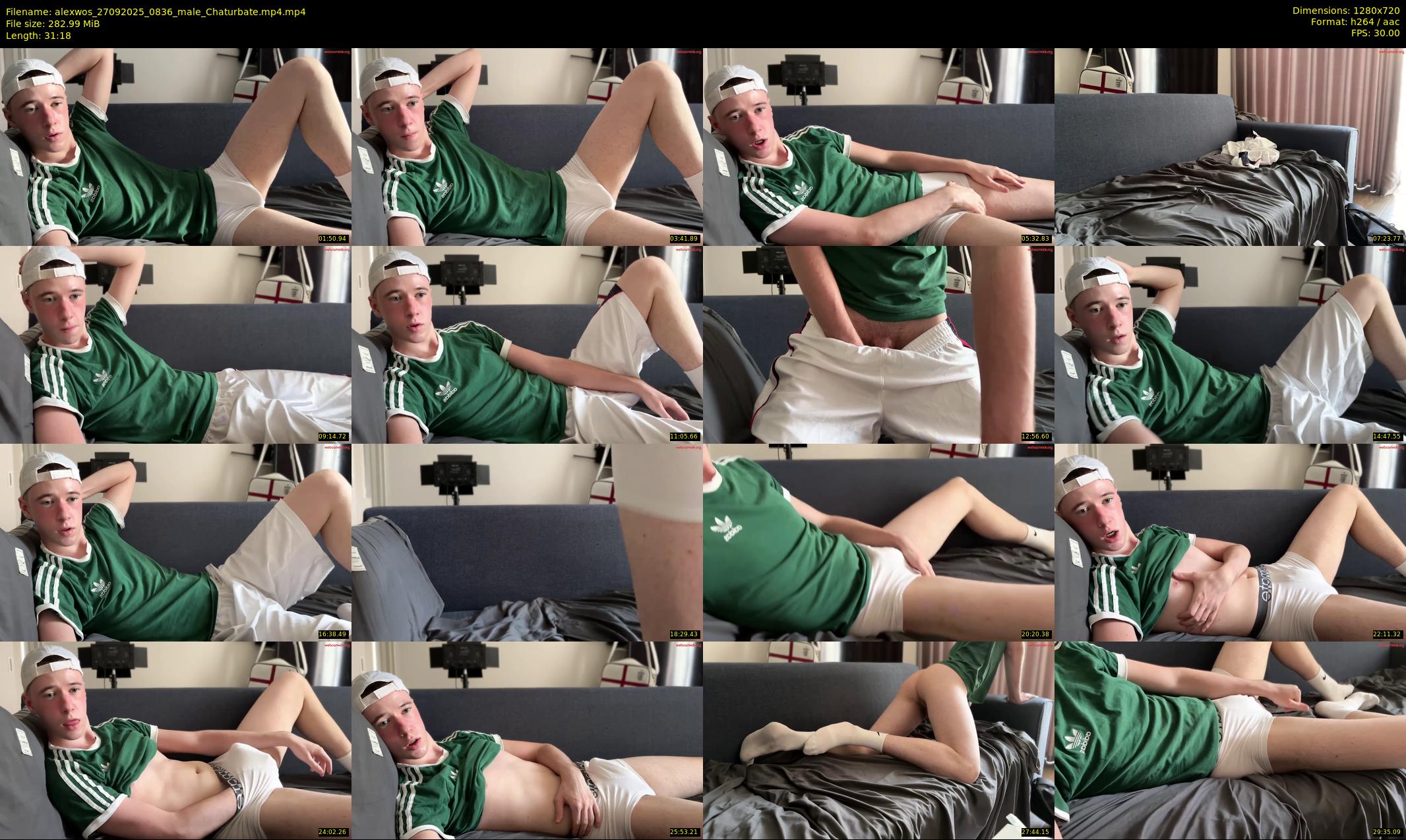 alexwos — 32 minute Chaturbate male cam show recording, 720p, Sep 27, 2025