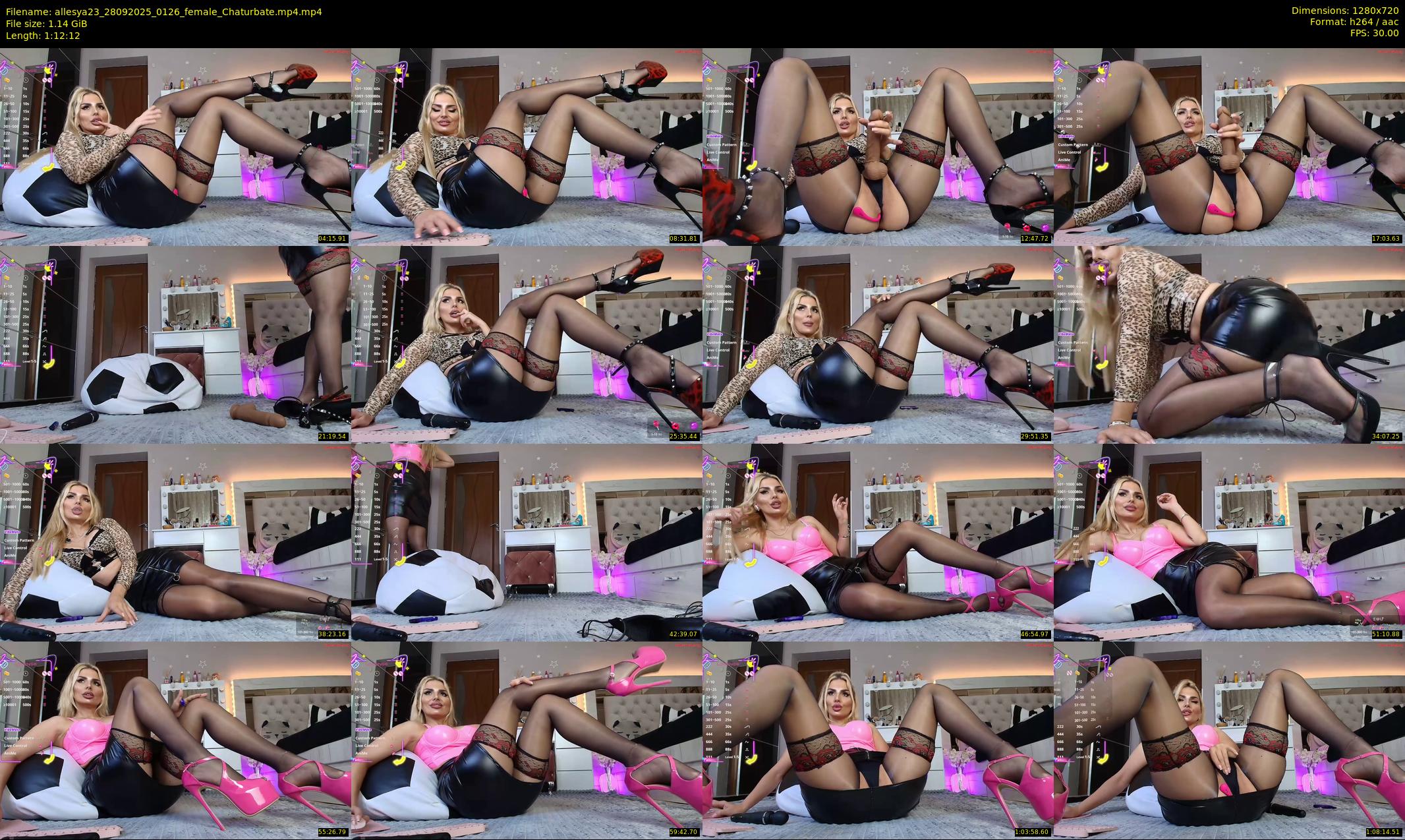 allesya23 — 73 minute Chaturbate female cam show recording, 720p, Sep 28, 2025