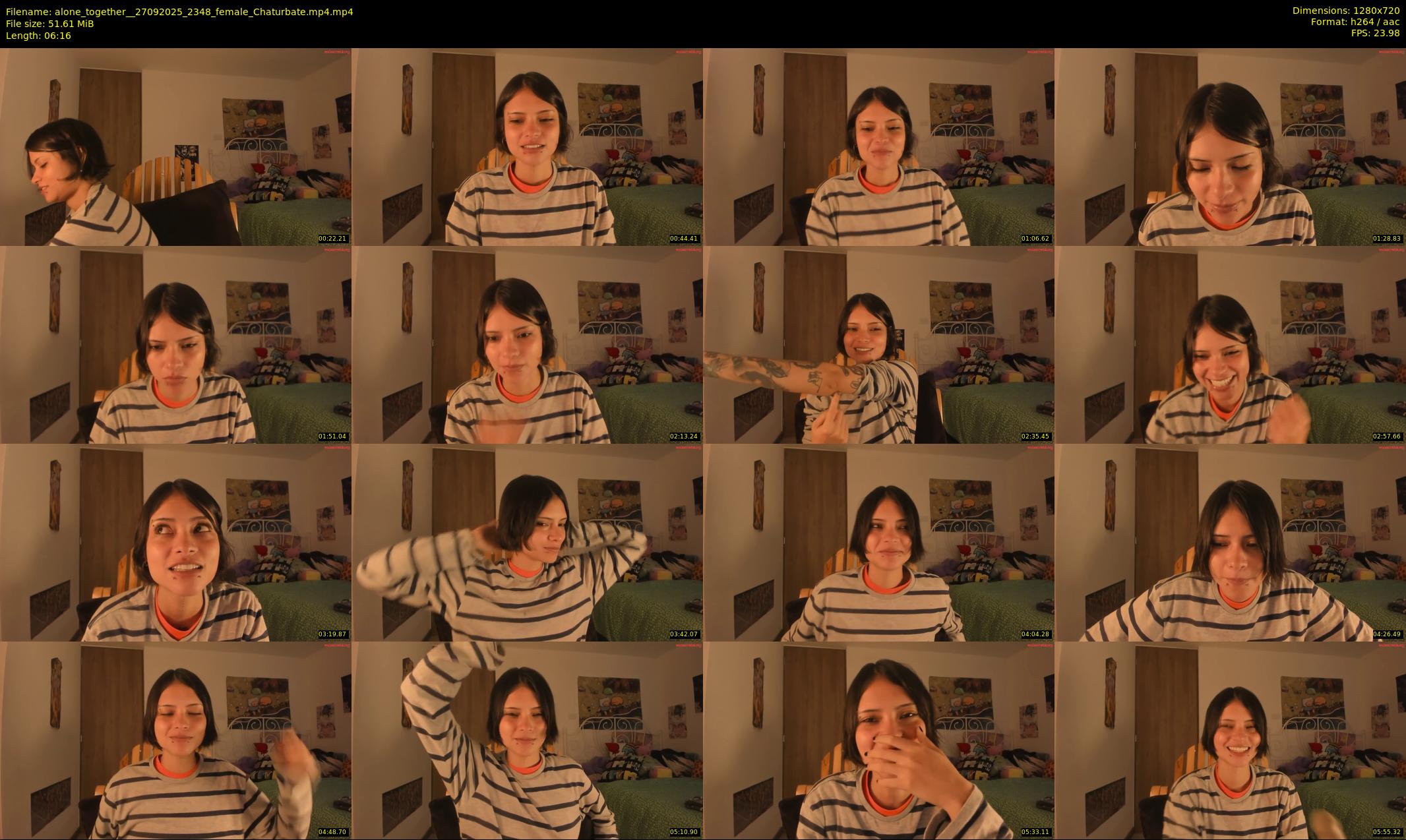 alone_together_ — 7 minute Chaturbate female cam show recording, 720p, Sep 27, 2025