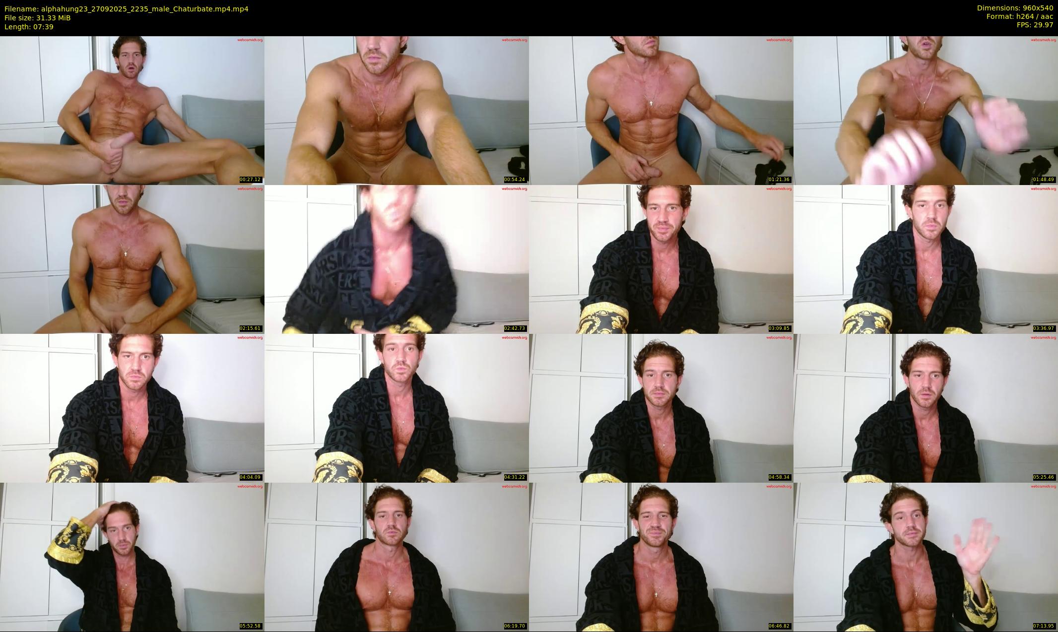 alphahung23 — 8 minute Chaturbate male cam show recording, 480p, Sep 27, 2025