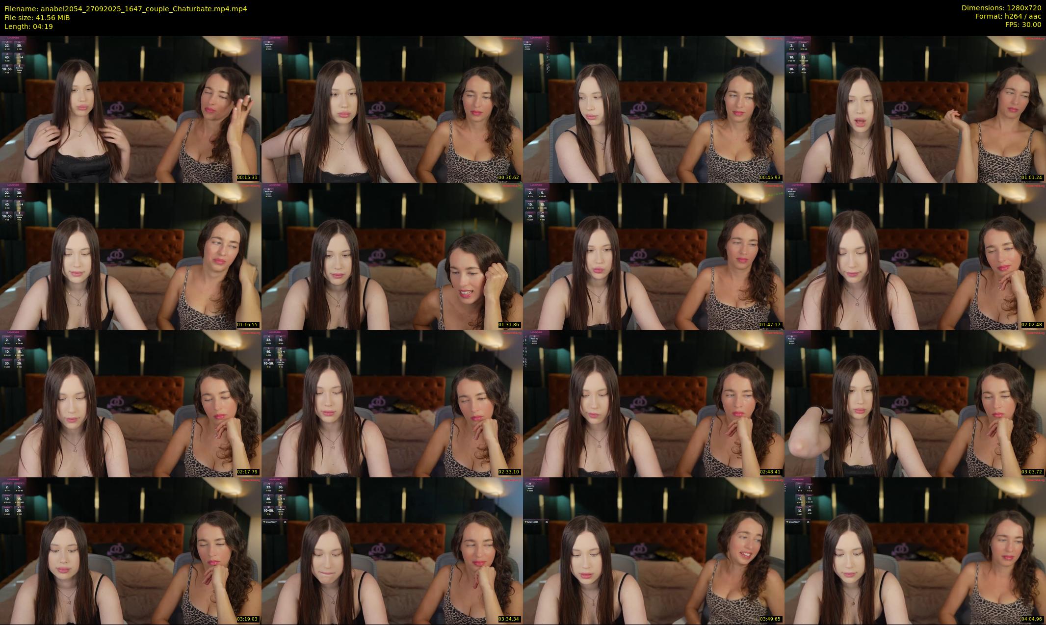anabel2054 — 5 minute Chaturbate female cam show recording, 720p, Sep 27, 2025