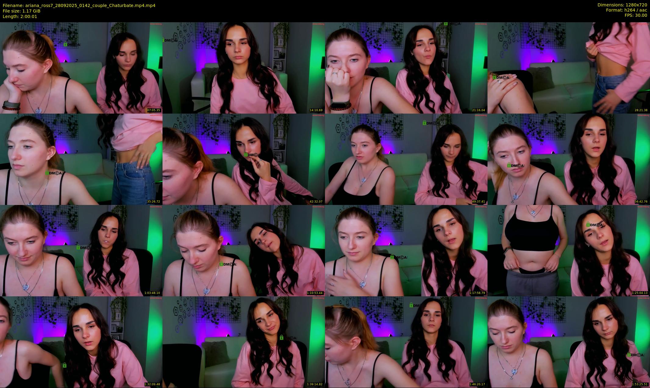 ariana_ross7 — 121 minute Chaturbate couple cam show recording, 720p, Sep 28, 2025