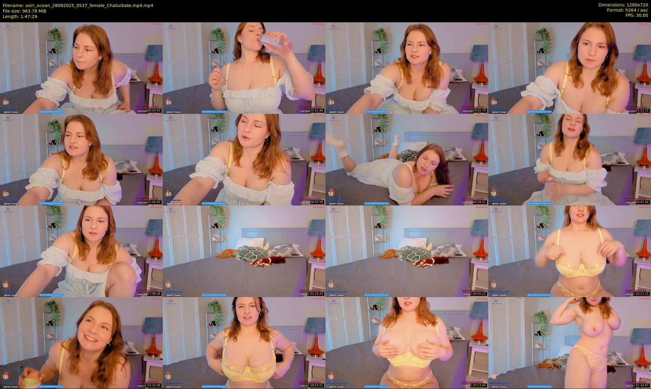 asiri_ocean — 108 minute Chaturbate female cam show recording, 720p, Sep 28, 2025