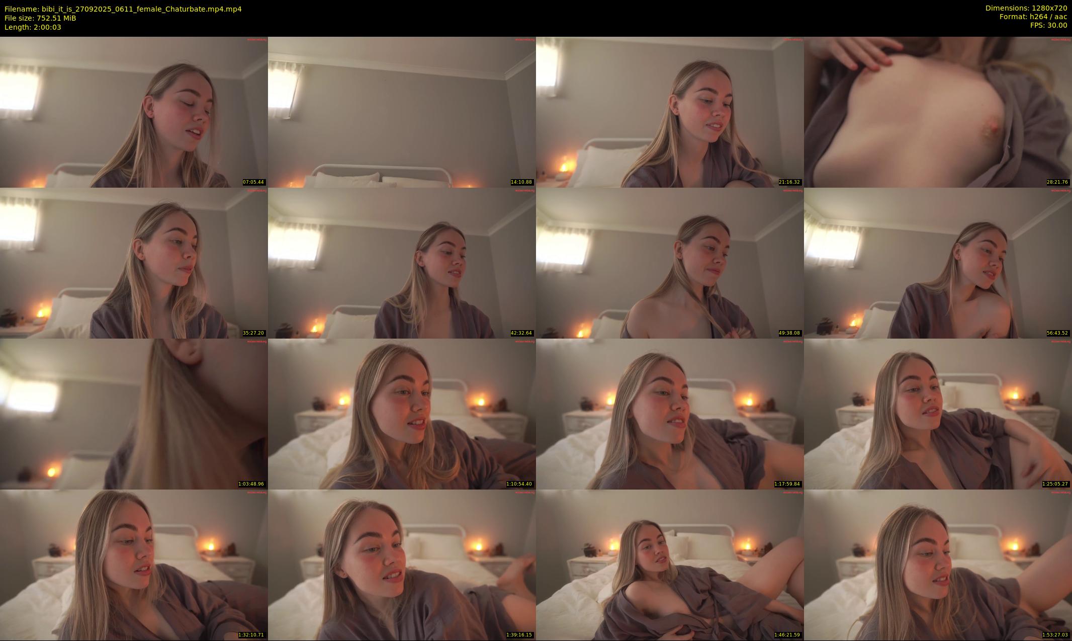 bibi_it_is — 121 minute Chaturbate female cam show recording, 720p, Sep 27, 2025