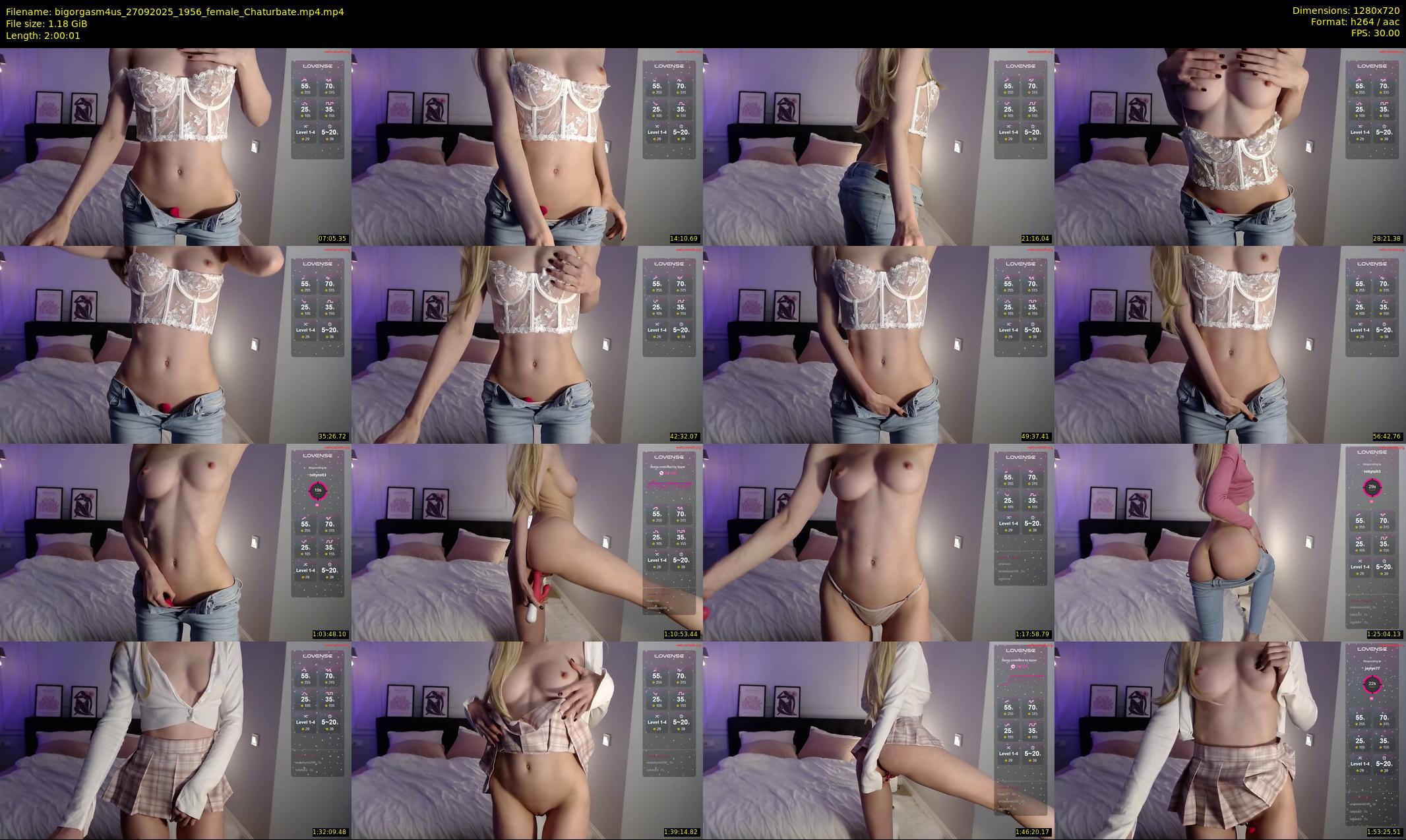 bigorgasm4us — 121 minute Chaturbate female cam show recording, 720p, Sep 27, 2025