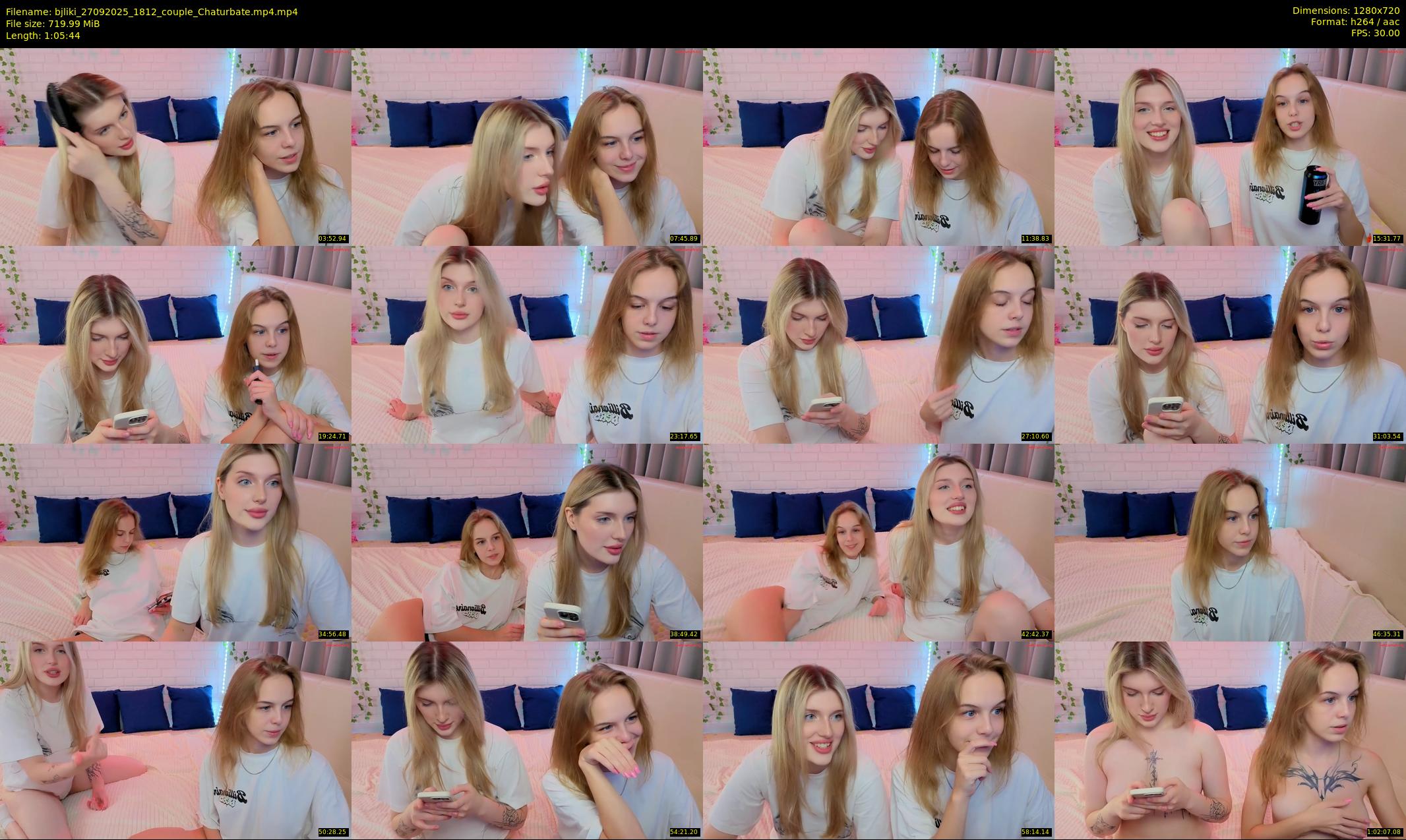 bjliki — 66 minute Chaturbate couple cam show recording, 720p, Sep 27, 2025