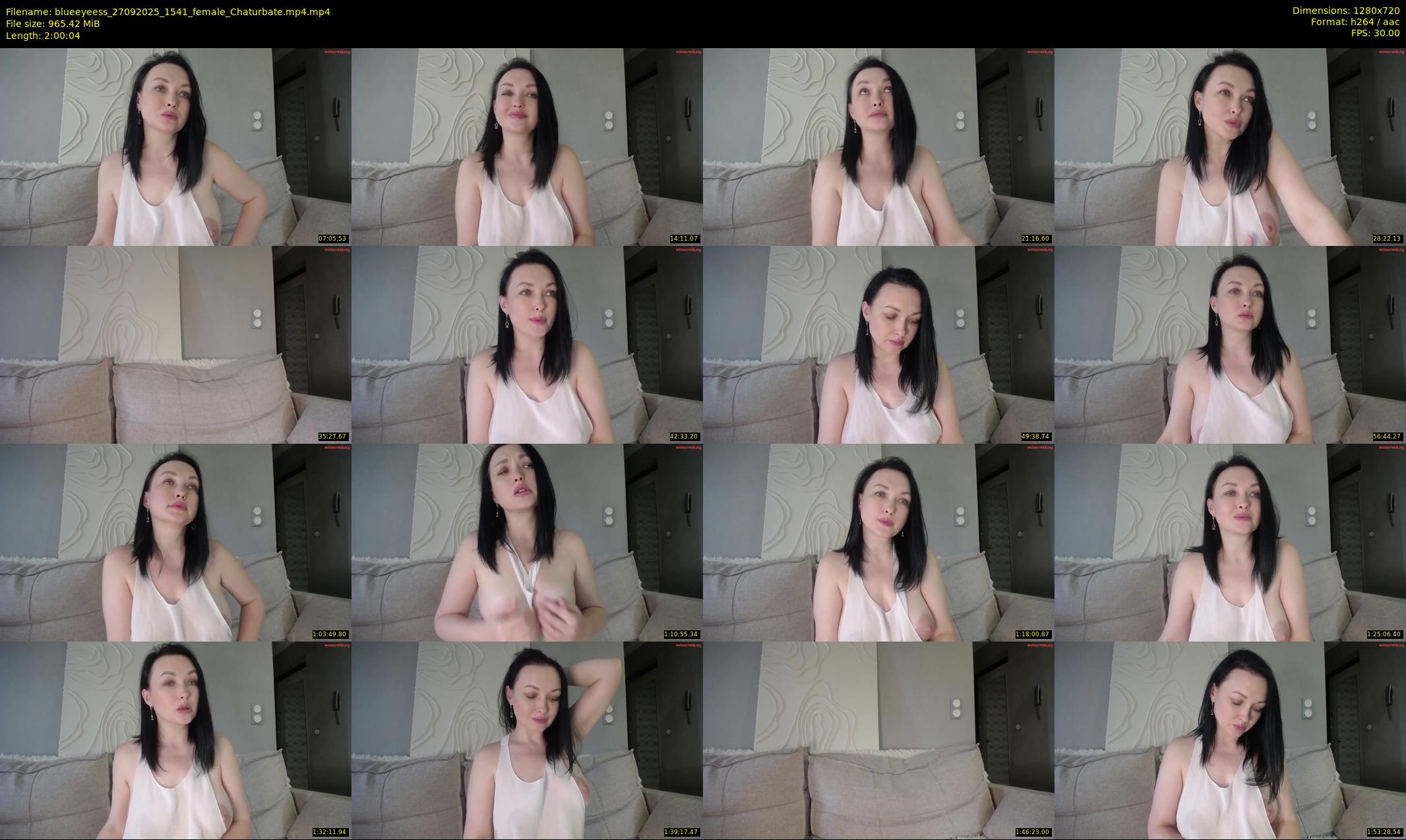blueeyeess — 121 minute Chaturbate female cam show recording, 720p, Sep 27, 2025
