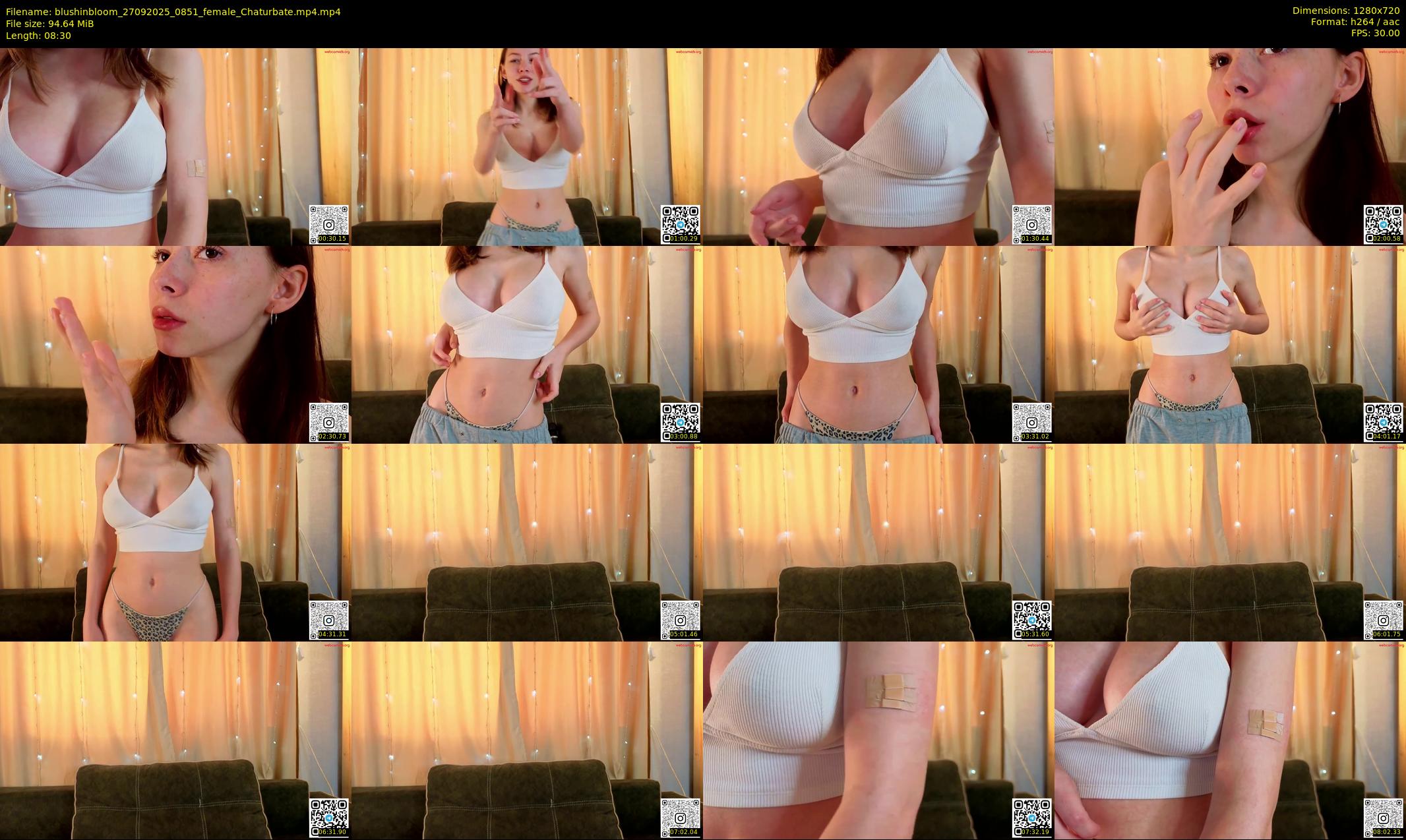 blushinbloom — 9 minute Chaturbate female cam show recording, 720p, Sep 27, 2025