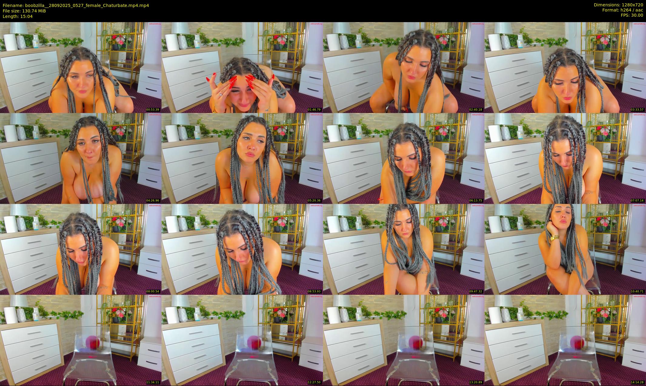boobzilla_ — 16 minute Chaturbate female cam show recording, 720p, Sep 28, 2025