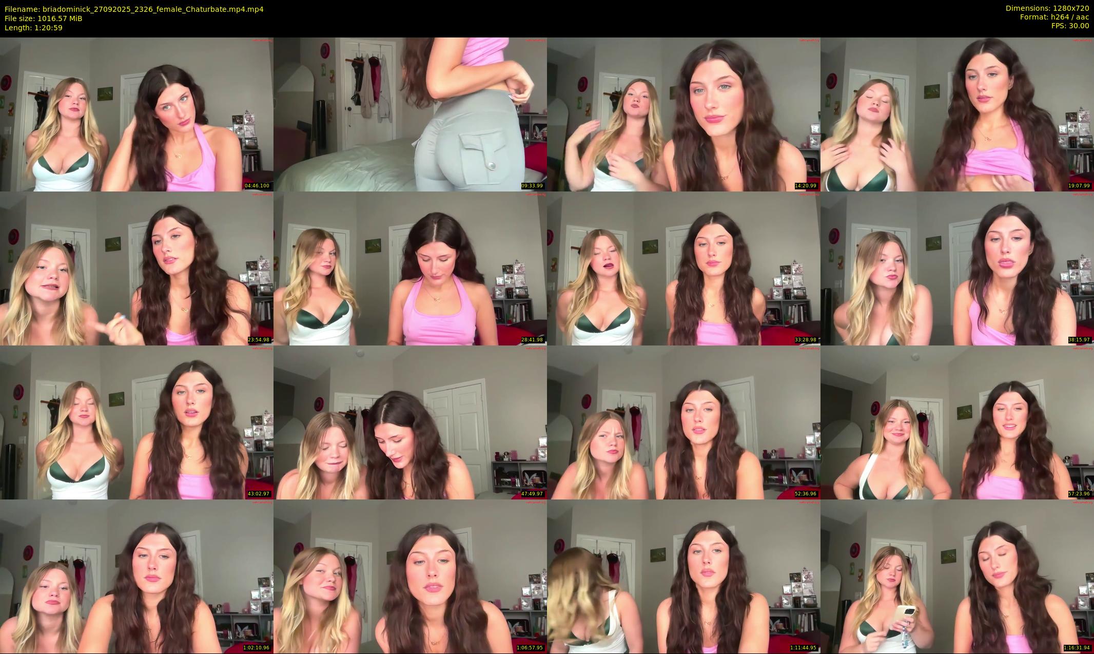 briadominick — 81 minute Chaturbate couple cam show recording, 720p, Sep 27, 2025