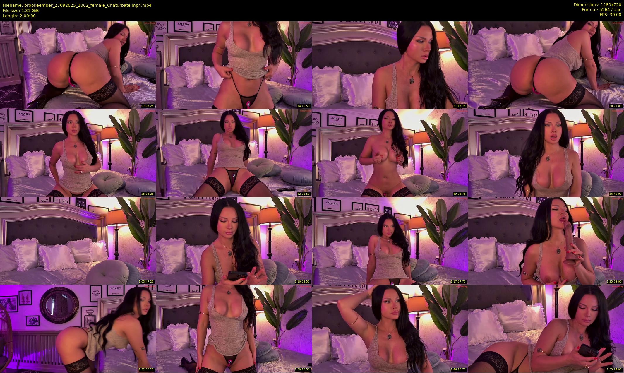 brookeember — 120 minute Chaturbate female cam show recording, 720p, Sep 27, 2025