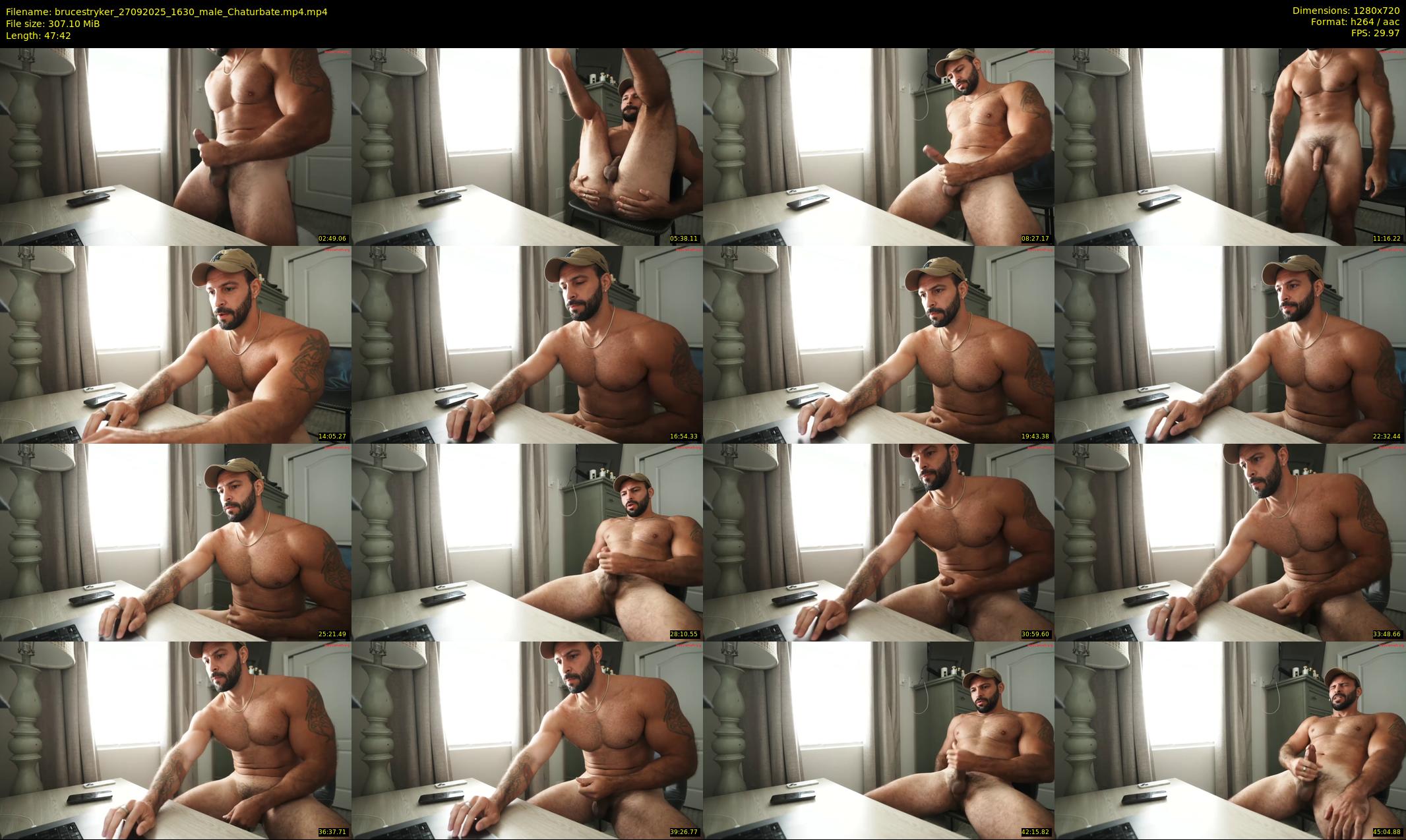 brucestryker — 48 minute Chaturbate male cam show recording, 720p, Sep 27, 2025