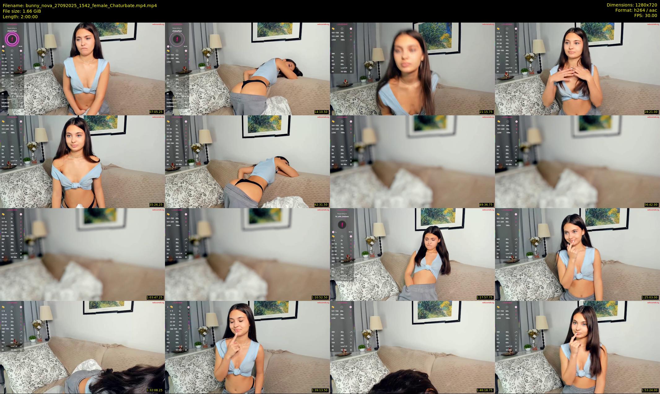 bunny_nova — 120 minute Chaturbate female cam show recording, 720p, Sep 27, 2025
