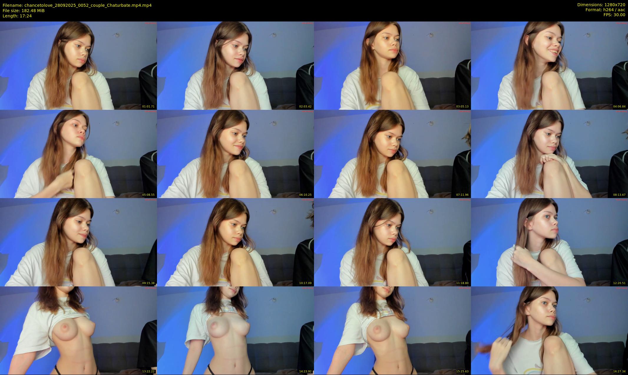 chancetolove — 18 minute Chaturbate couple cam show recording, 720p, Sep 28, 2025