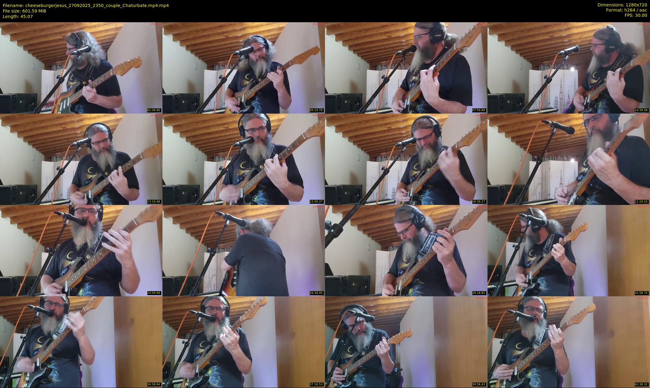 cheeseburgerjesus — 46 minute Chaturbate couple cam show recording, 720p, Sep 27, 2025