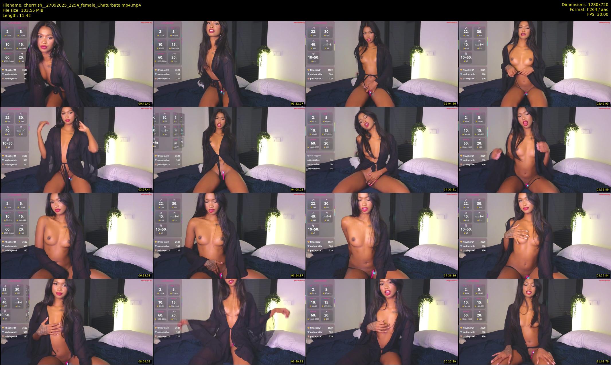 cherrrish_ — 12 minute Chaturbate female cam show recording, 720p, Sep 27, 2025