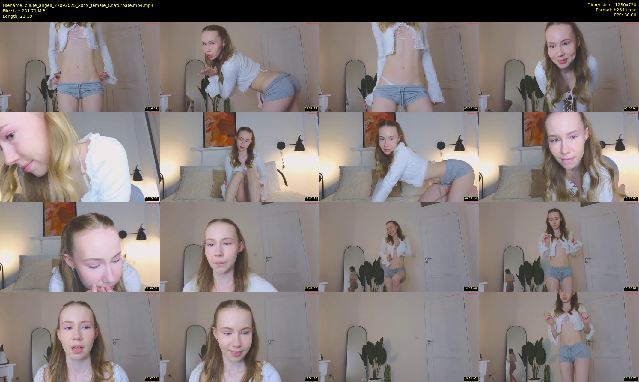 cuute_angell — 22 minute Chaturbate female cam show recording, 720p, Sep 27, 2025