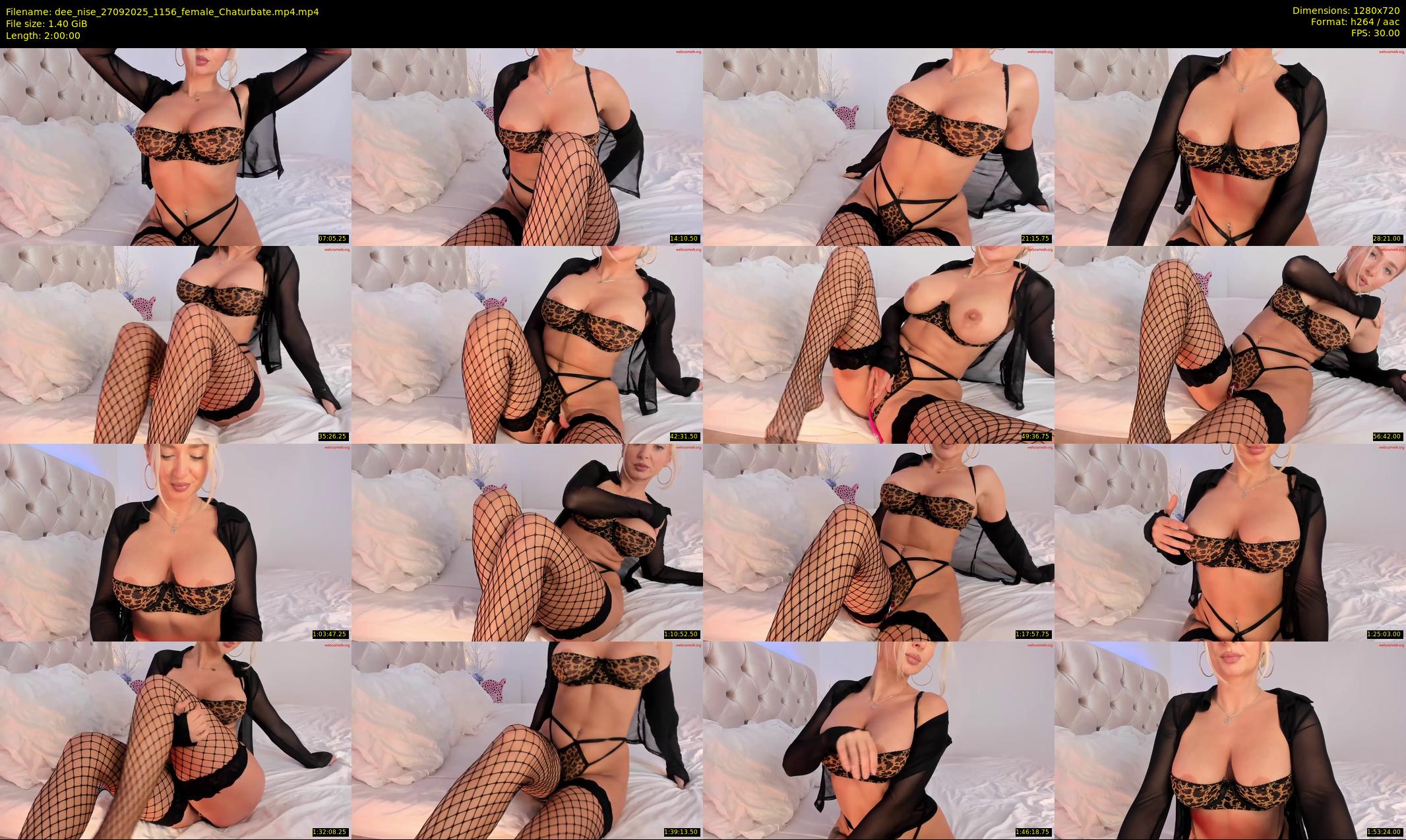 dee_nise — 120 minute Chaturbate female cam show recording, 720p, Sep 27, 2025