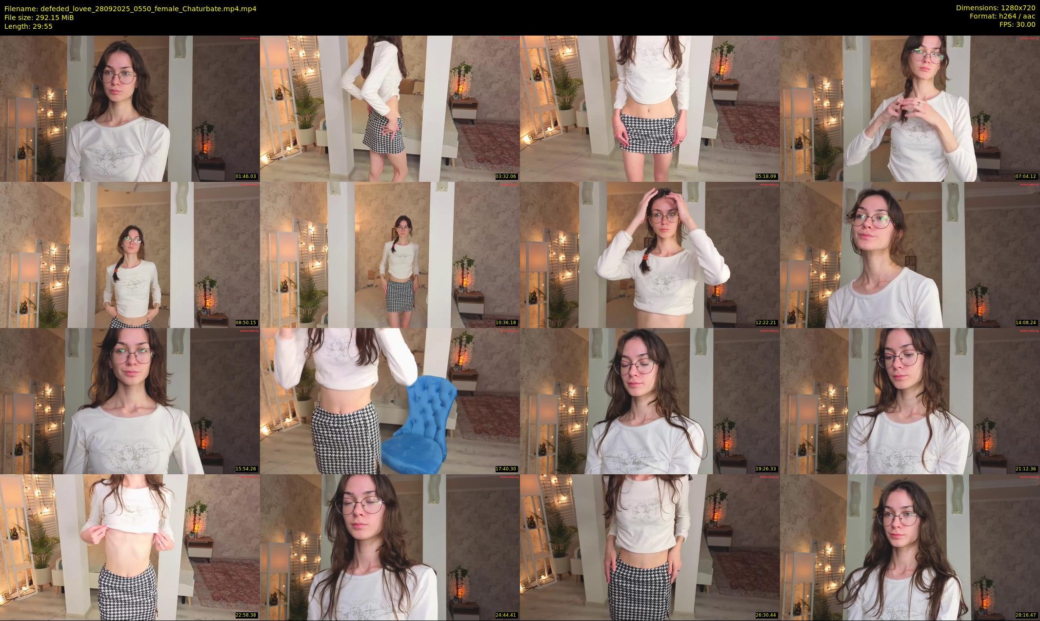 defeded_lovee — 30 minute Chaturbate female cam show recording, 720p, Sep 28, 2025