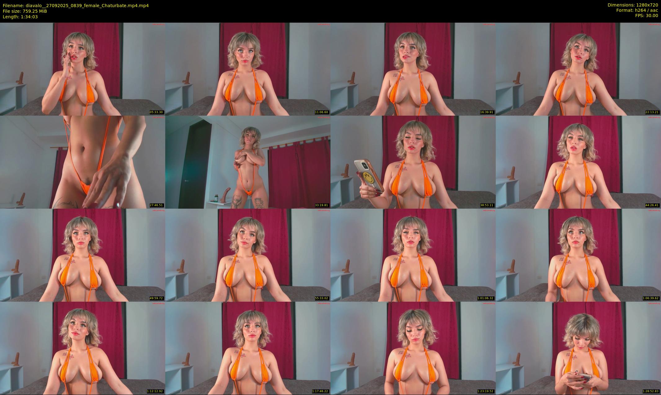 diavalo_ — 95 minute Chaturbate female cam show recording, 720p, Sep 27, 2025