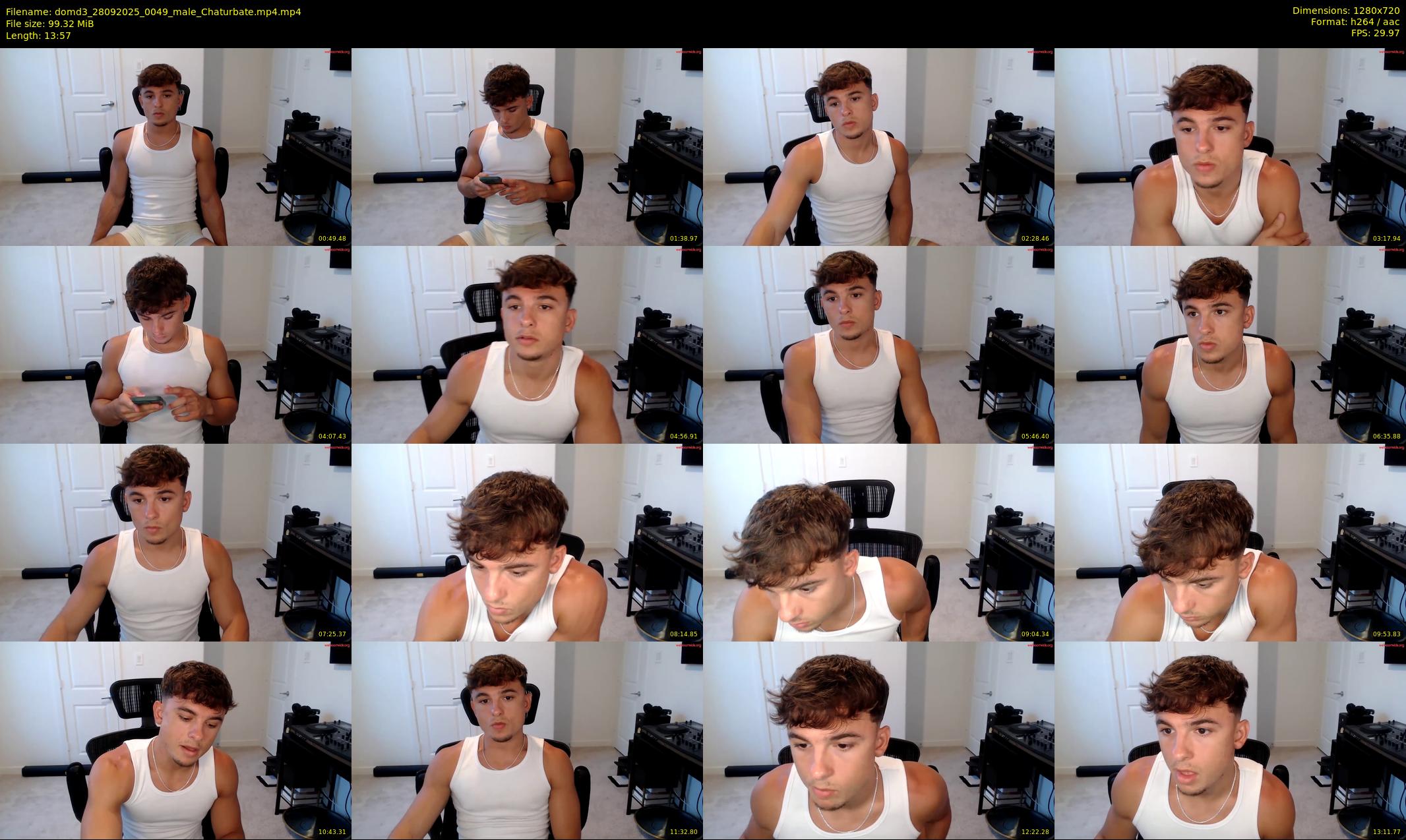domd3 — 14 minute Chaturbate male cam show recording, 720p, Sep 28, 2025