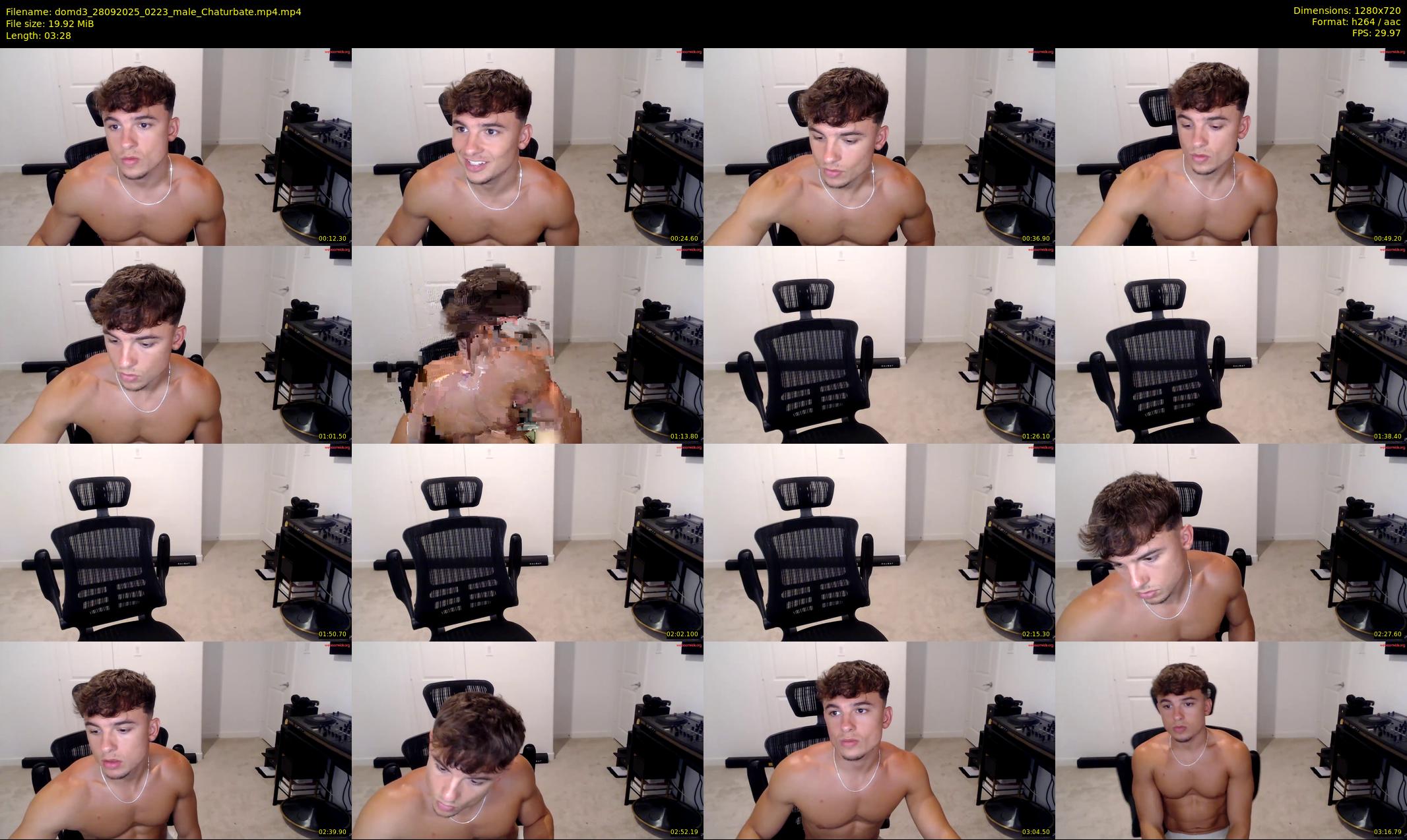 domd3 — 4 minute Chaturbate male cam show recording, 720p, Sep 28, 2025