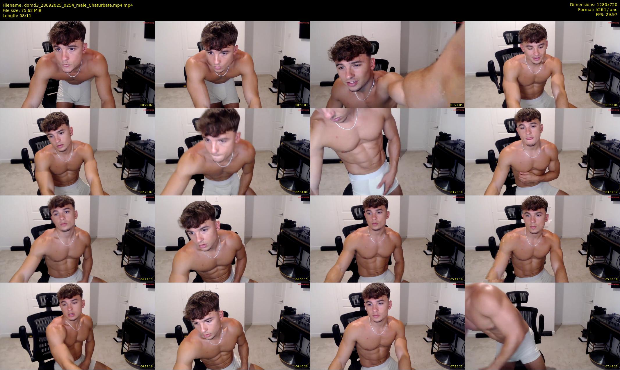domd3 — 9 minute Chaturbate male cam show recording, 720p, Sep 28, 2025