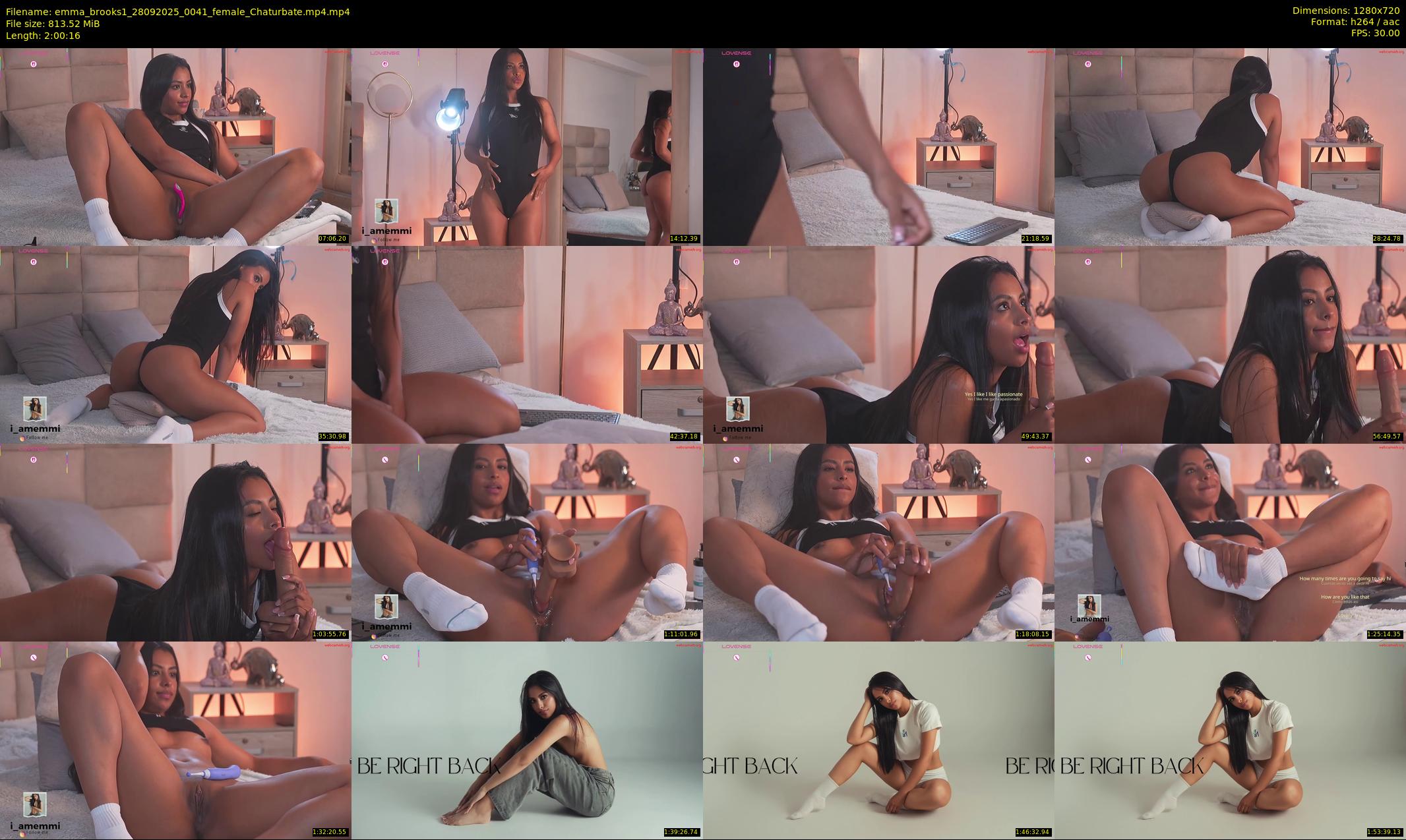 emma_brooks1 — 121 minute Chaturbate female cam show recording, 720p, Sep 28, 2025