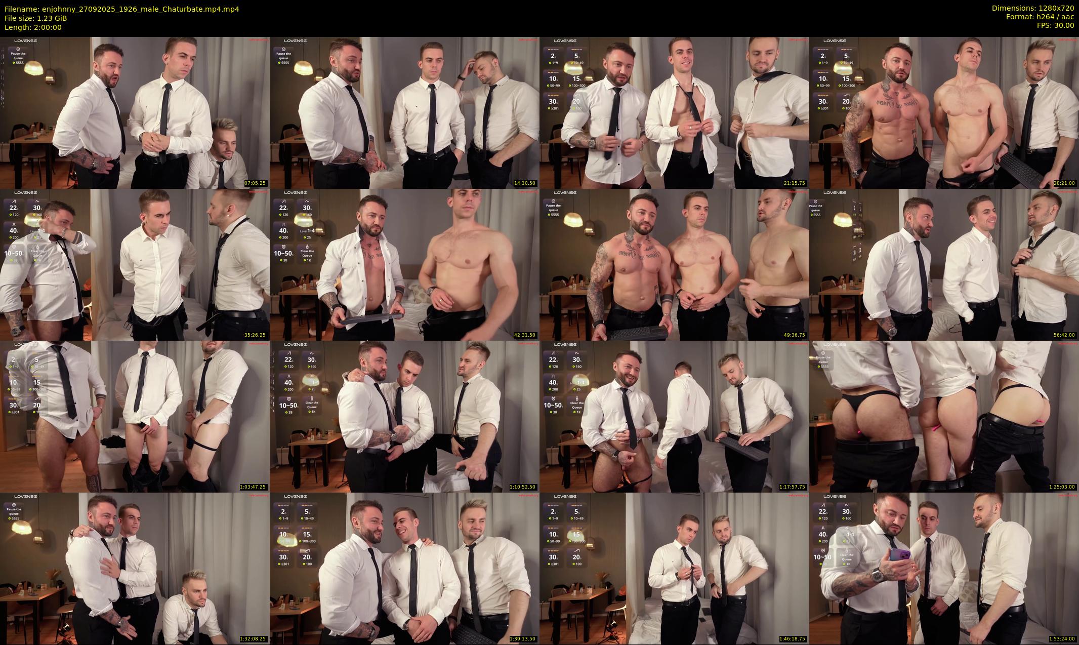 enjohnny — 120 minute Chaturbate male cam show recording, 720p, Sep 27, 2025