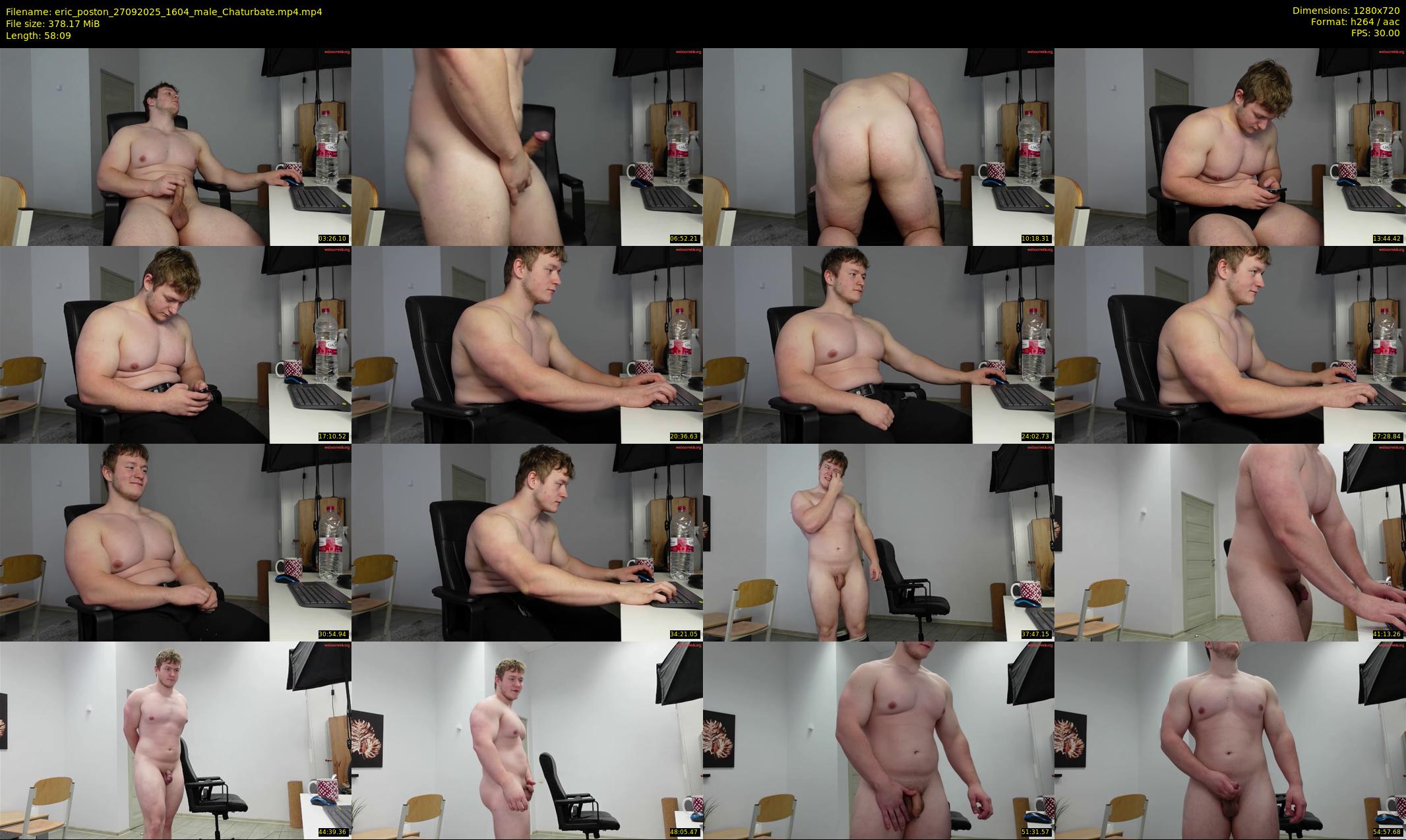 eric_poston — 59 minute Chaturbate male cam show recording, 720p, Sep 27, 2025