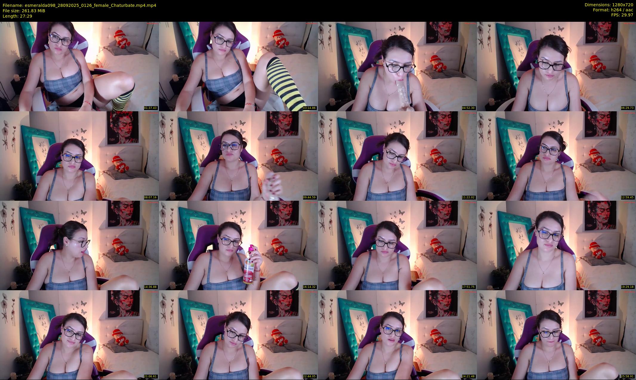 esmeralda098 — 28 minute Chaturbate female cam show recording, 720p, Sep 28, 2025