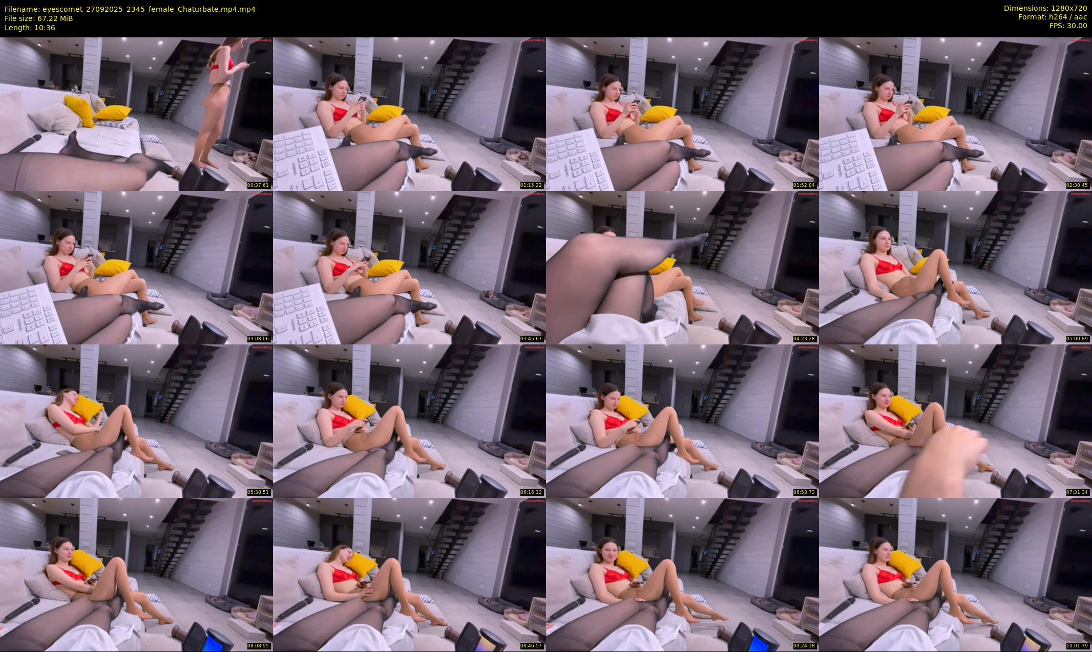 eyescomet — 11 minute Chaturbate female cam show recording, 720p, Sep 27, 2025