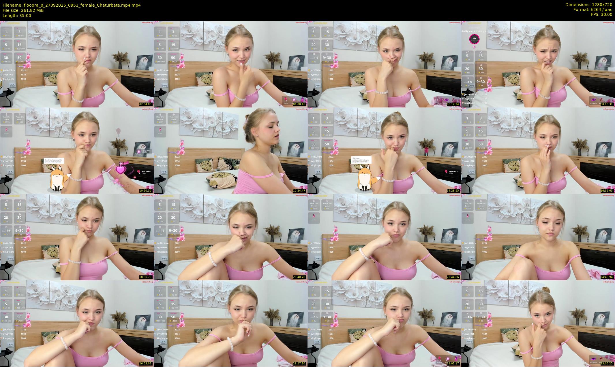 flooora_0 — 35 minute Chaturbate couple cam show recording, 720p, Sep 27, 2025