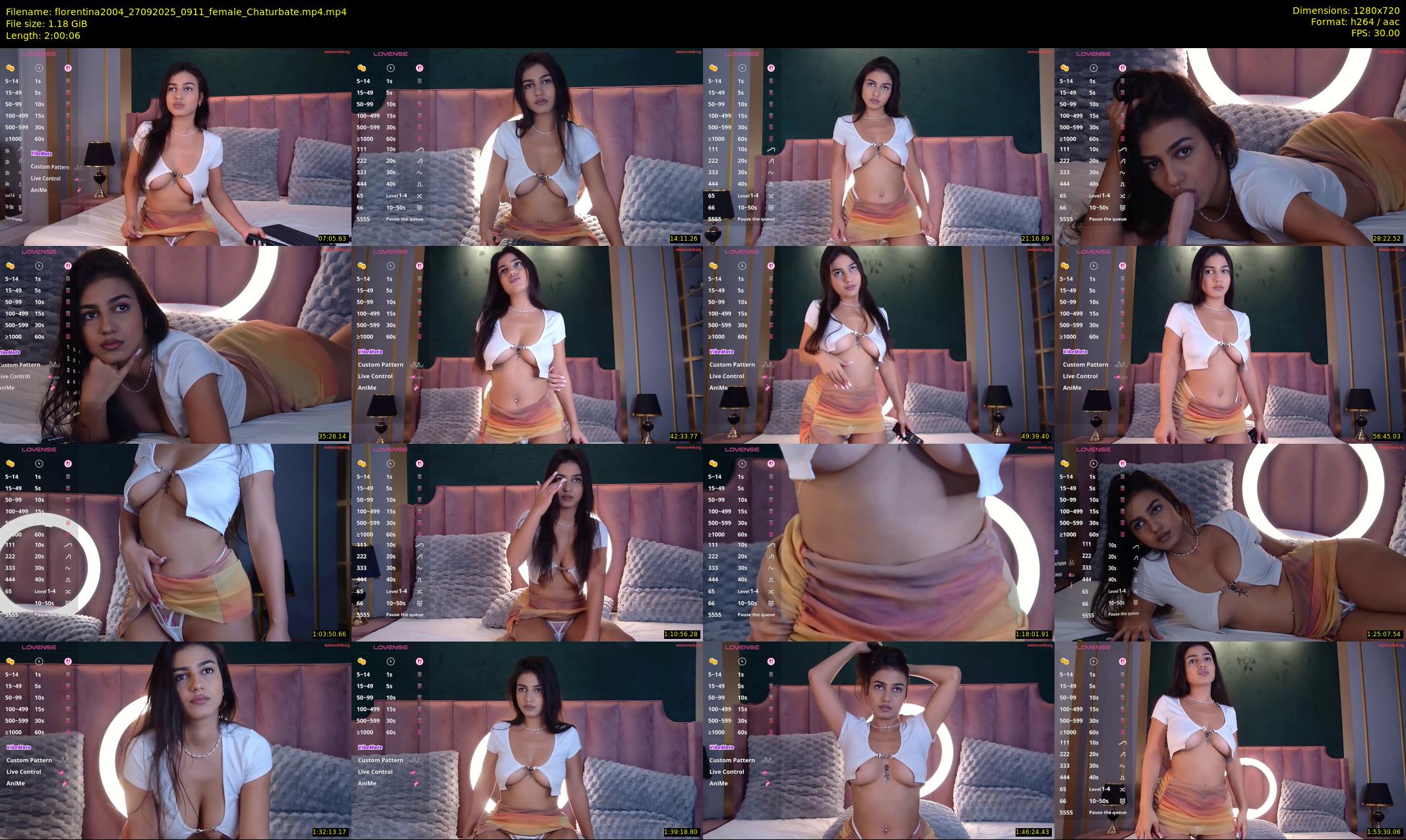 florentina2004 — 121 minute Chaturbate female cam show recording, 720p, Sep 27, 2025