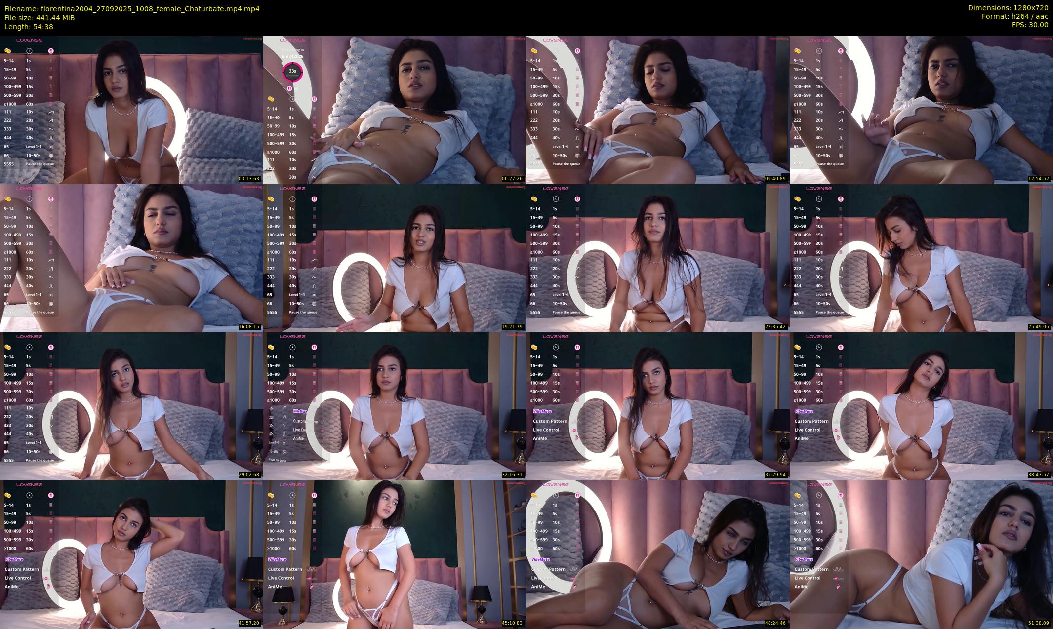 florentina2004 — 55 minute Chaturbate female cam show recording, 720p, Sep 27, 2025