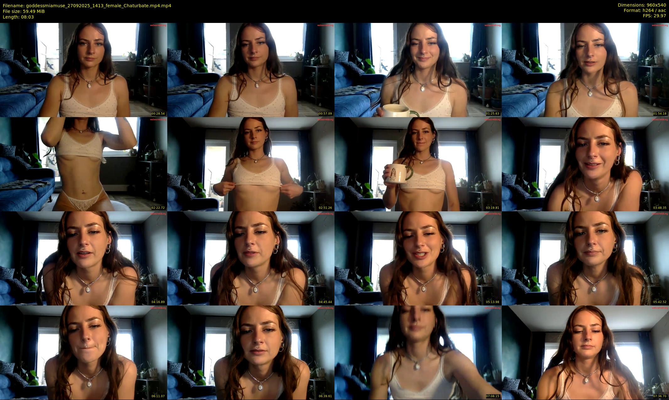 goddessmiamuse — 9 minute Chaturbate female cam show recording, 480p, Sep 27, 2025
