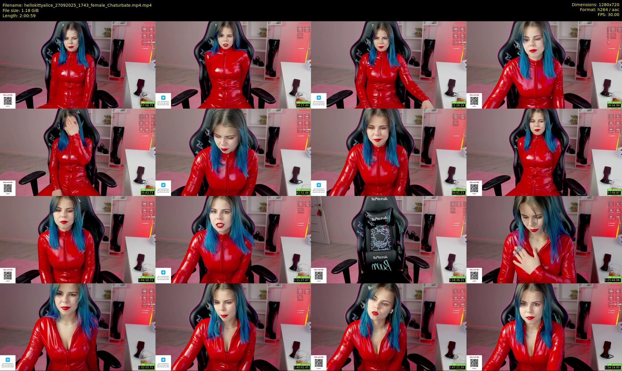 hellokittyalice — 121 minute Chaturbate female cam show recording, 720p, Sep 27, 2025