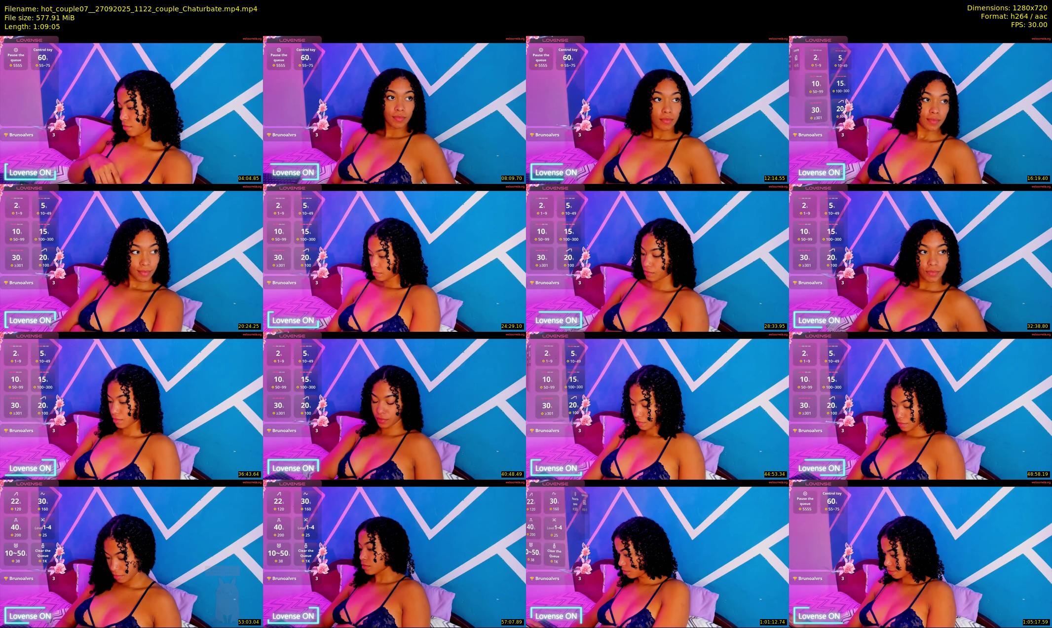 hot_couple07_ — 70 minute Chaturbate couple cam show recording, 720p, Sep 27, 2025