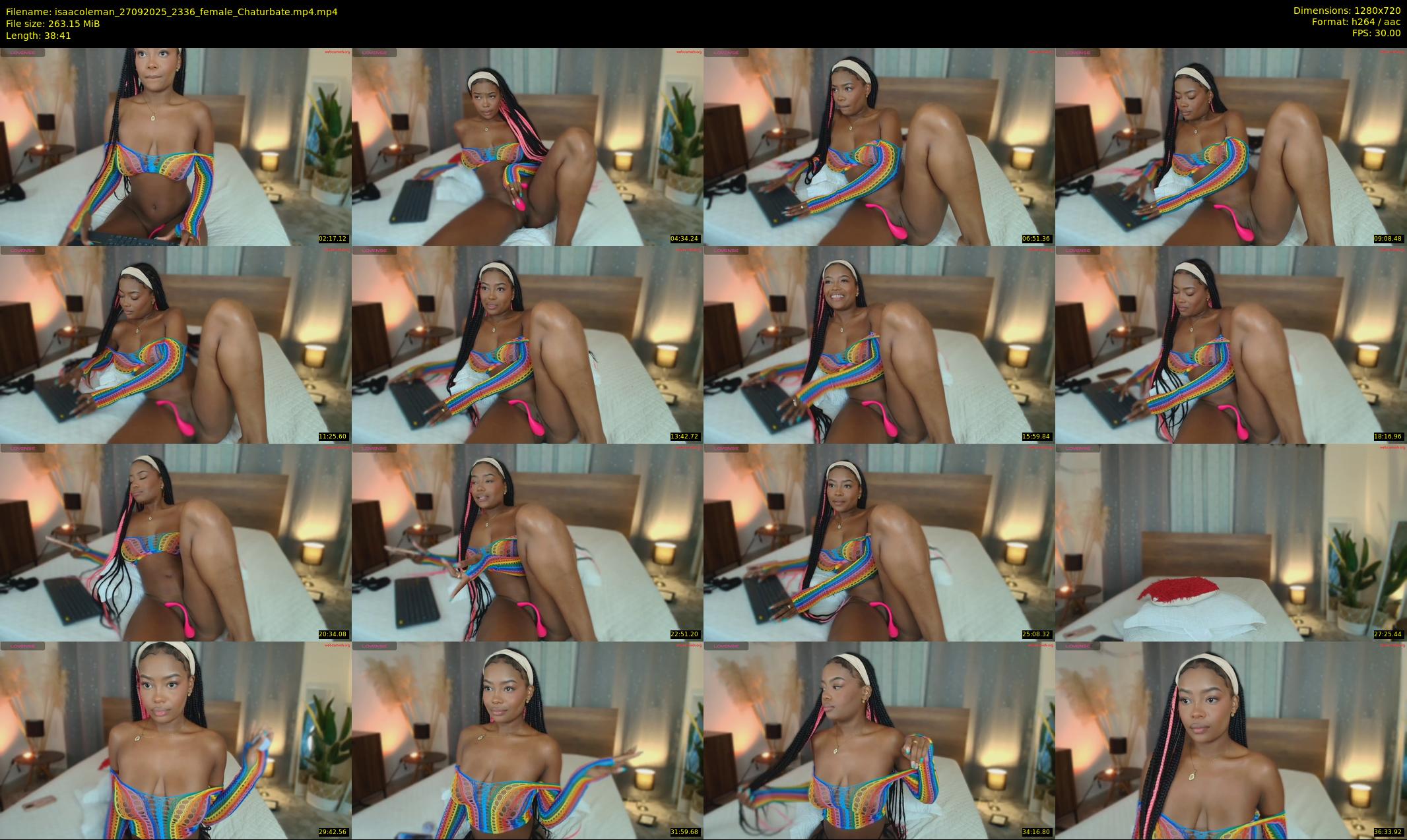 isaacoleman — 39 minute Chaturbate female cam show recording, 720p, Sep 27, 2025