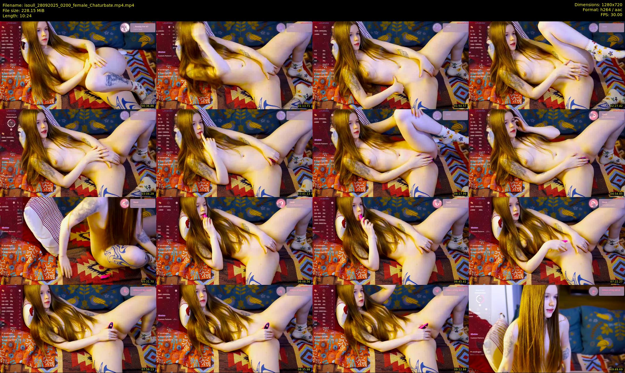 isoull — 11 minute Chaturbate female cam show recording, 720p, Sep 28, 2025