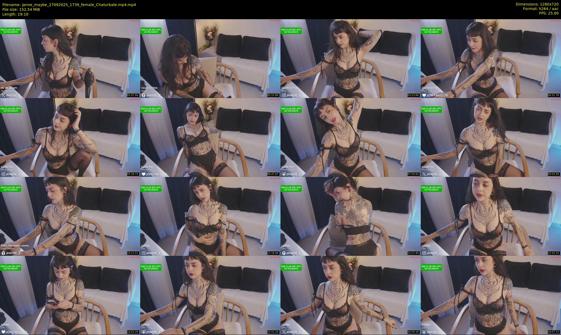 janne_maybe — 20 minute Chaturbate female cam show recording, 720p, Sep 27, 2025