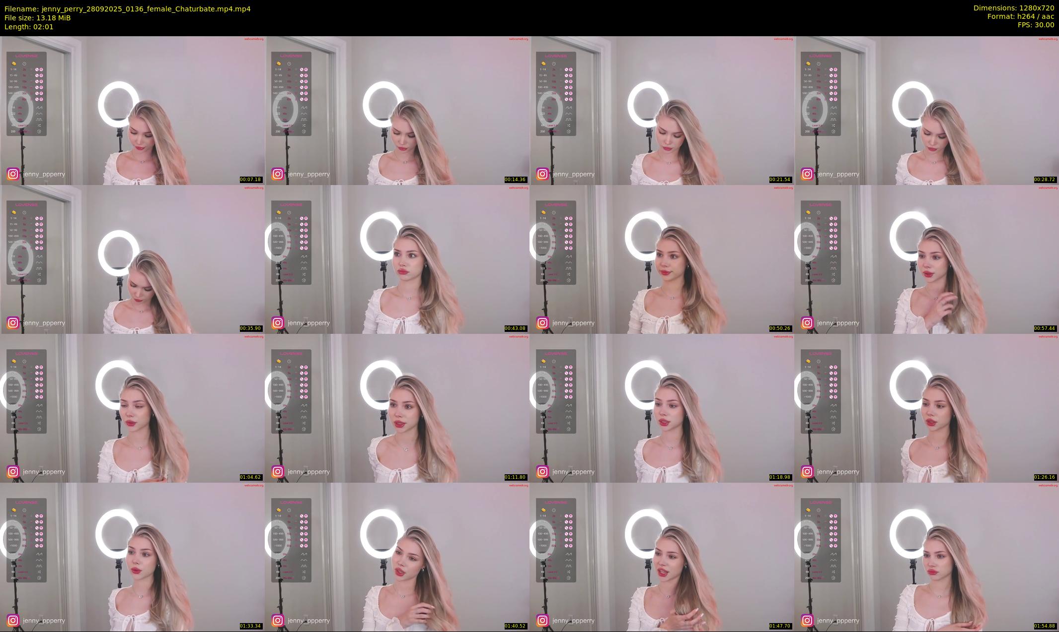 jenny_perry — 3 minute Chaturbate female cam show recording, 720p, Sep 28, 2025