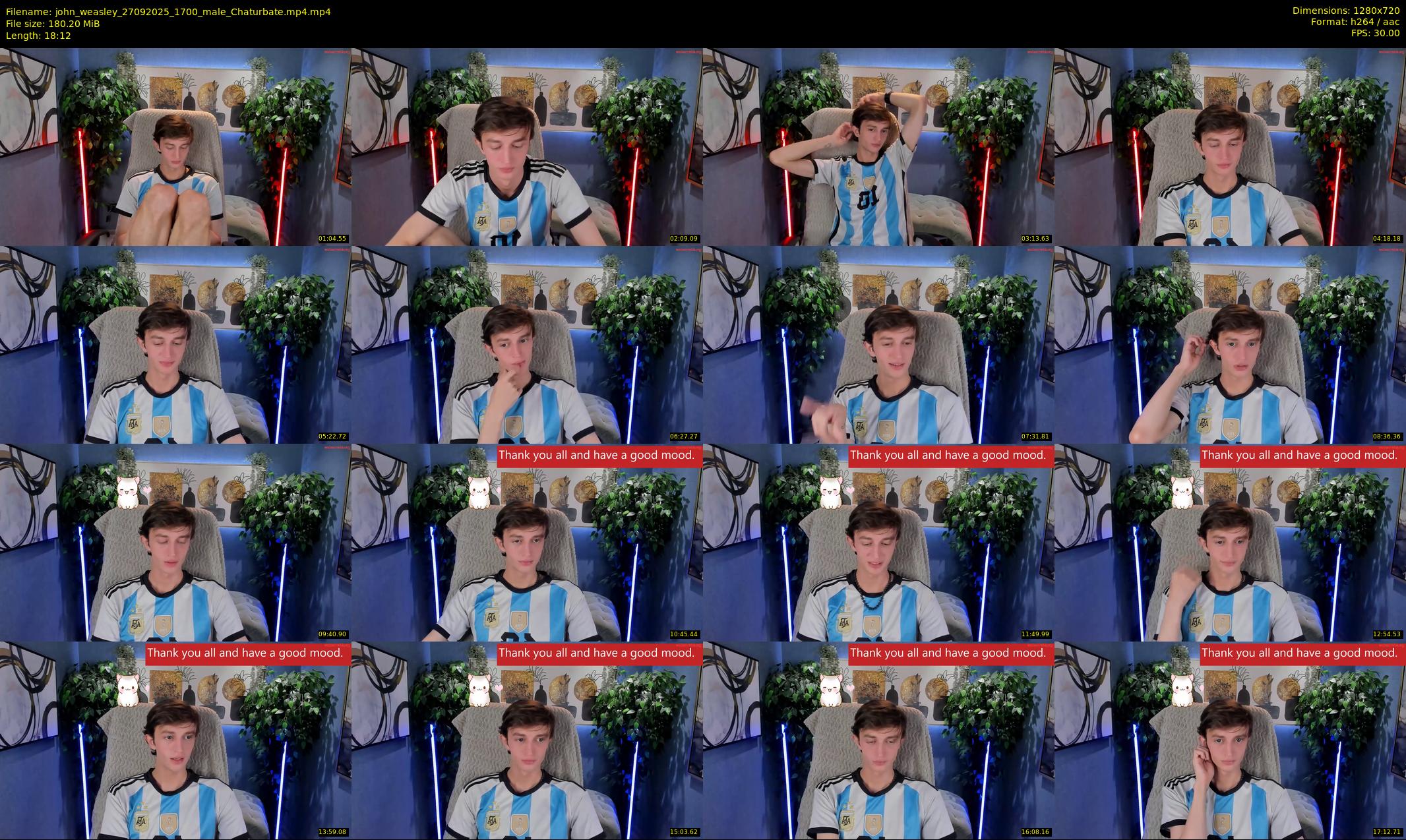 john_weasley — 19 minute Chaturbate male cam show recording, 720p, Sep 27, 2025