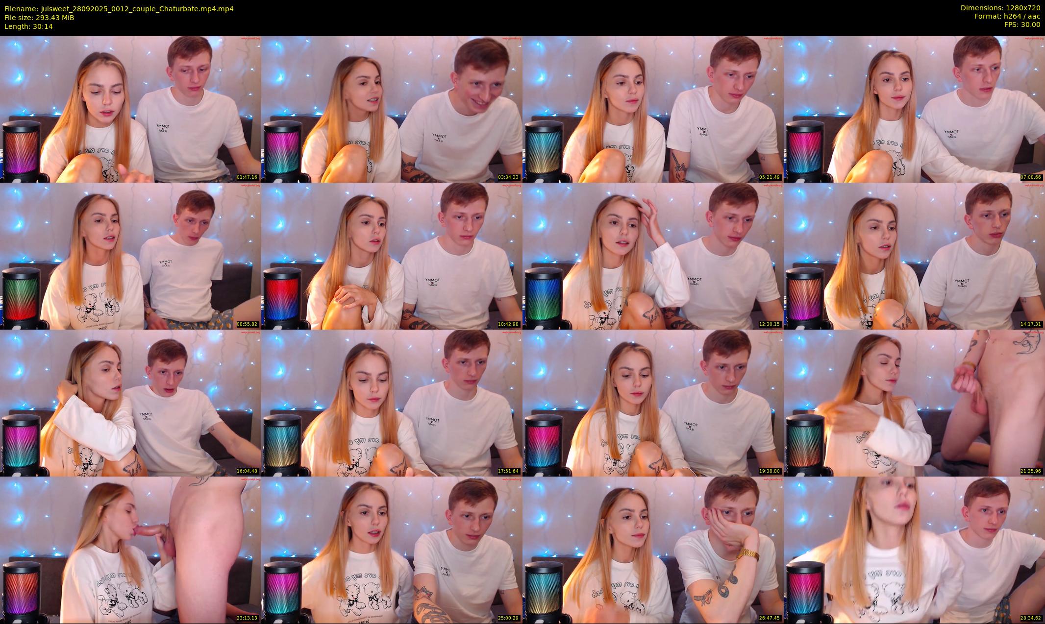 julsweet — 31 minute Chaturbate male cam show recording, 720p, Sep 28, 2025