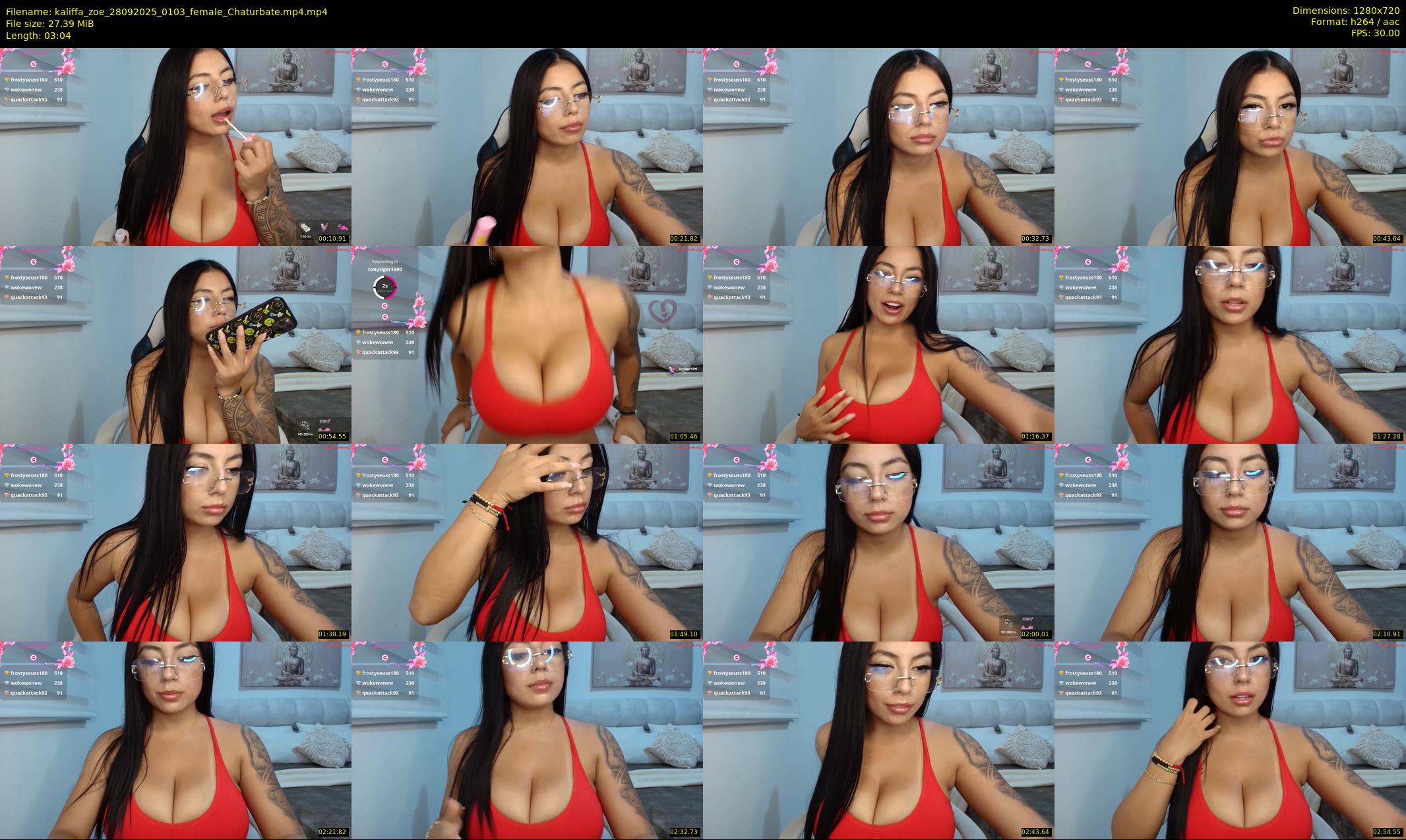 kaliffa_zoe — 4 minute Chaturbate female cam show recording, 720p, Sep 28, 2025